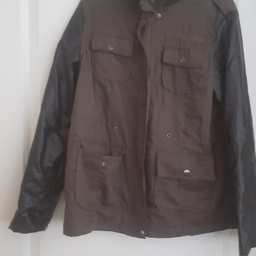 Green army jacket